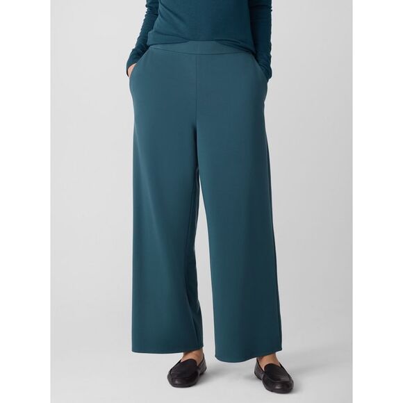 Eileen Fisher Washable Flex Ponte Wide-Leg Pant NEW - Picture 1 of 11